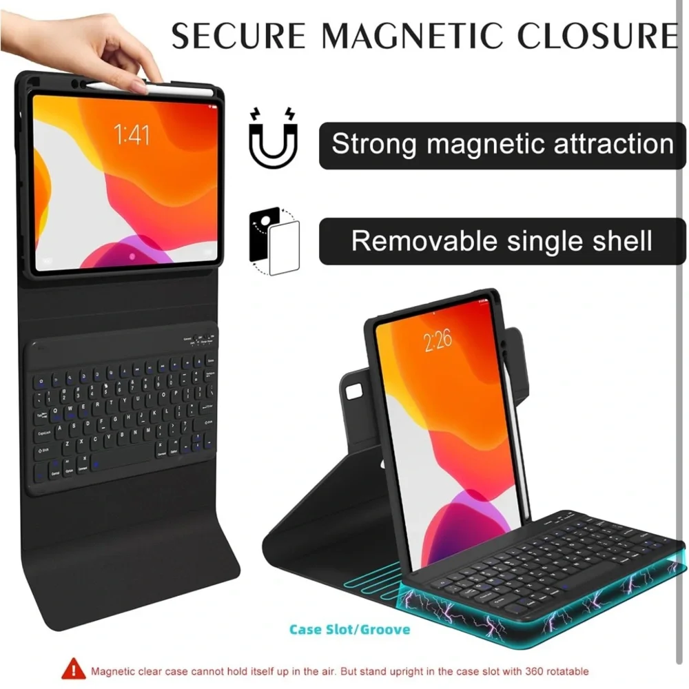 Wireless Detachable Removable Keyboard..see in description what all it f…(NWT)